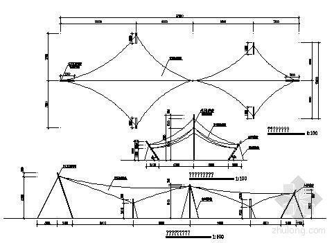 两种张拉膜施工详图