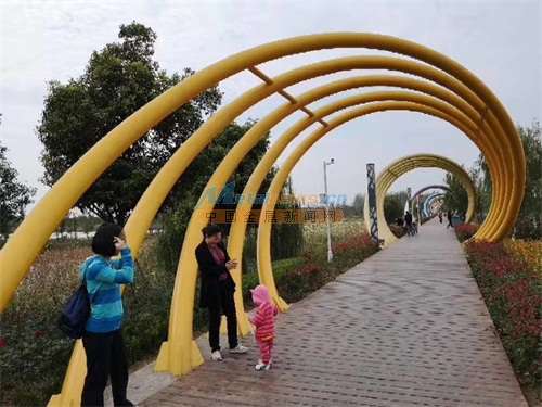 索膜结构工程 河南膜结构景观廊造价 河南奥泰钢结构工程